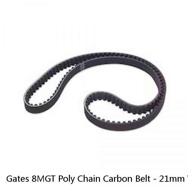 Gates 8MGT Poly Chain Carbon Belt - 21mm Width - 8mm Pitch - Choose Your Length 