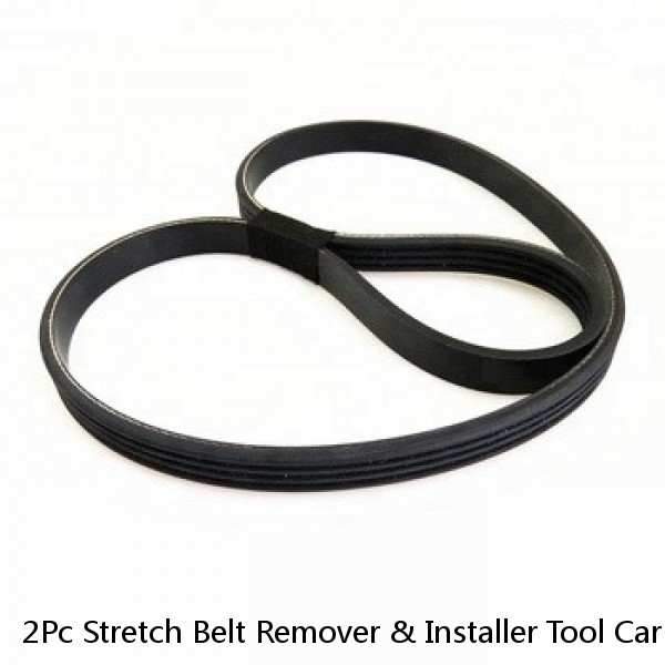 2Pc Stretch Belt Remover & Installer Tool Car Ribbed Drive Belt Removal Aid Tool