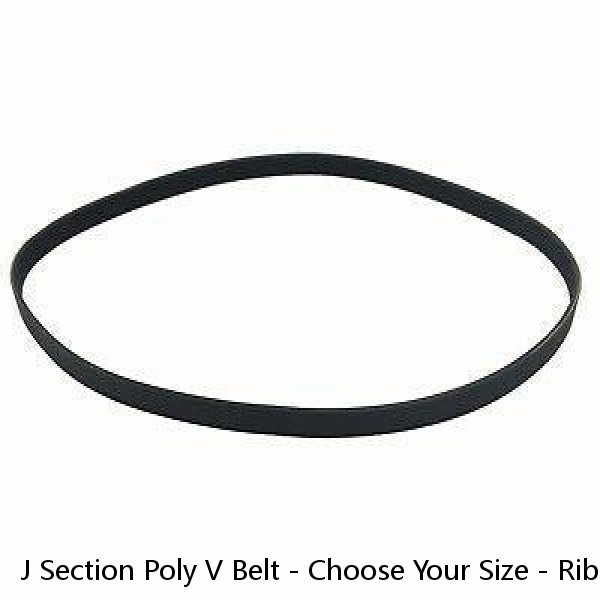 J Section Poly V Belt - Choose Your Size - Rib Count 